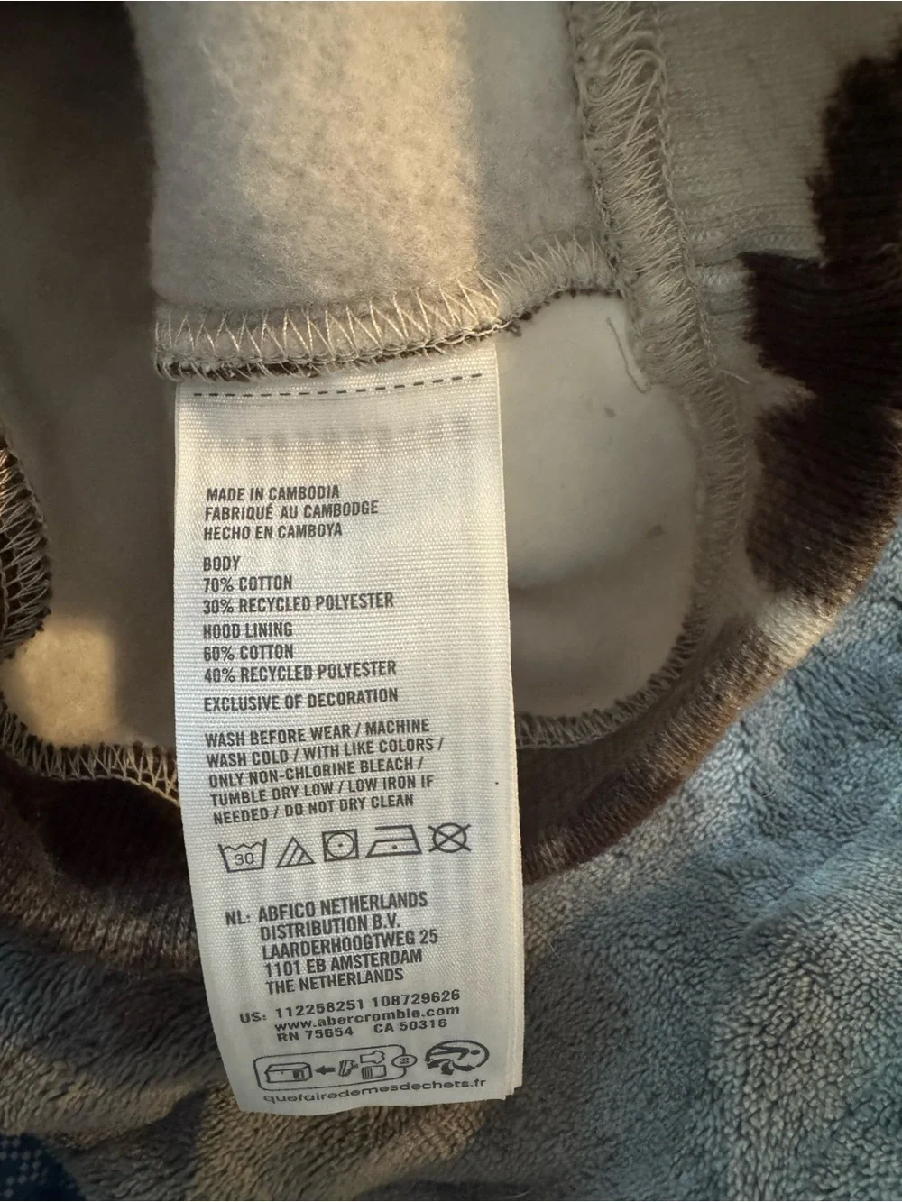 Abercrombie & Fitch-Animal Print XS PET outfit